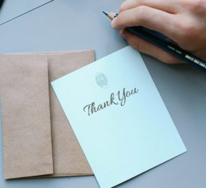 How many times do you thank your clients?