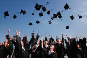 graduation day for students of online courses